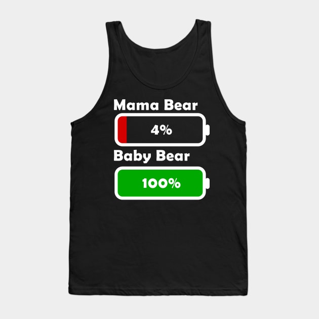 Mama Bear Battery Tank Top by Fusti